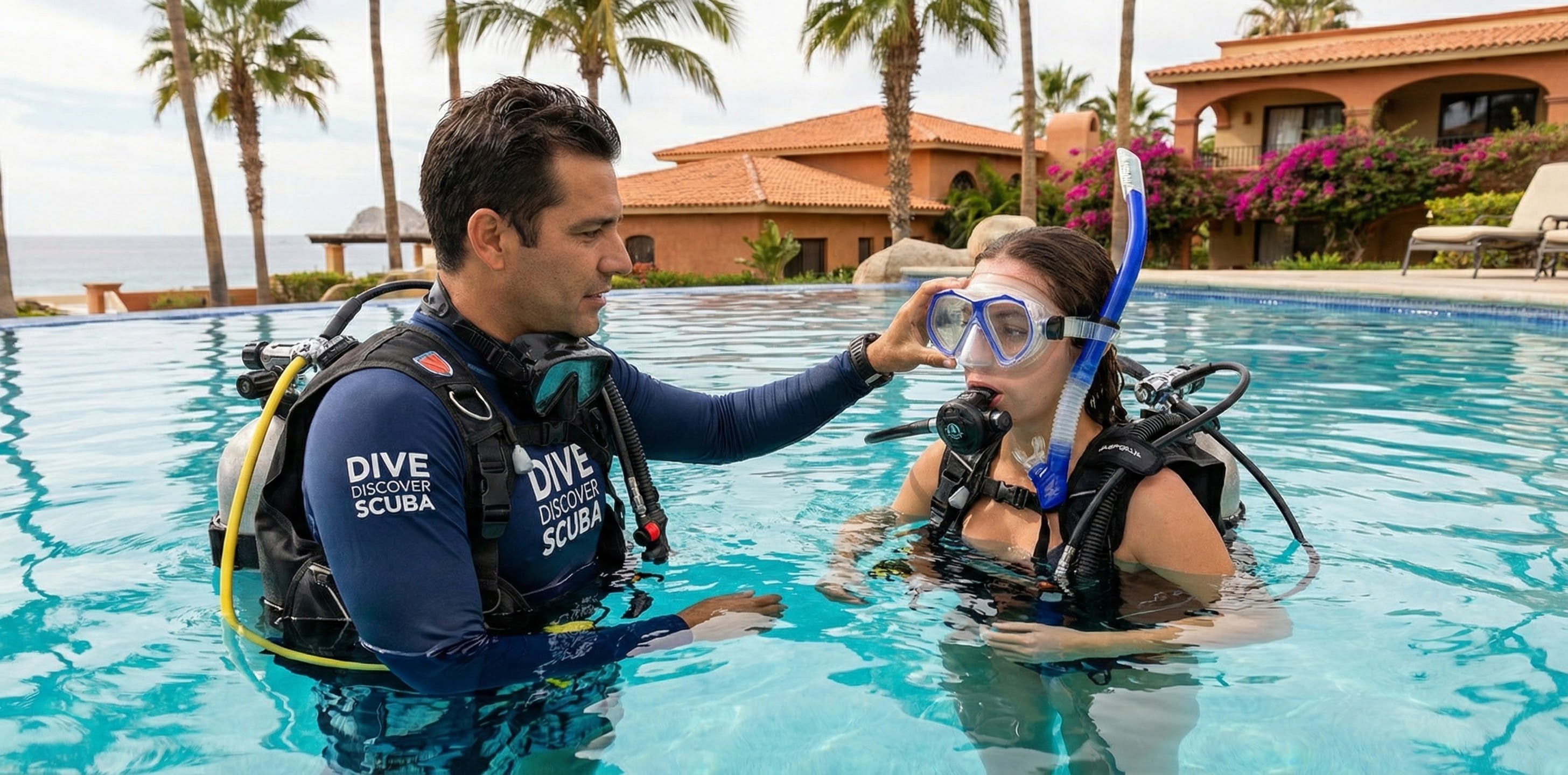 Discover Scuba diving lesson in pool